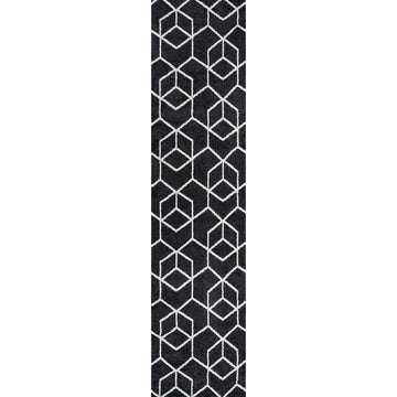 Tumbling Blocks Modern Geometric Area Rug 2